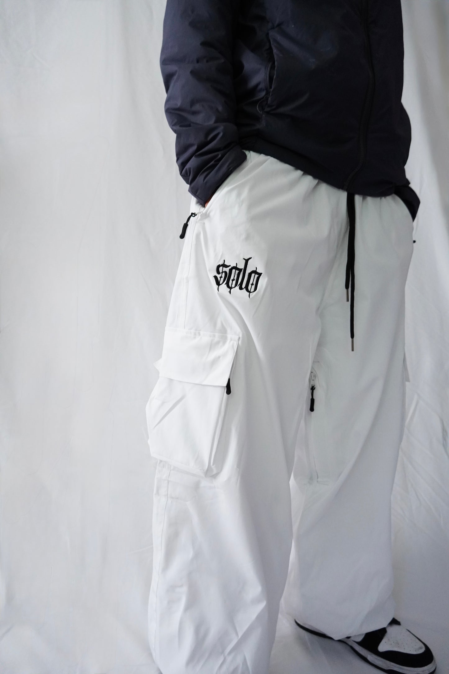White Solo Pants