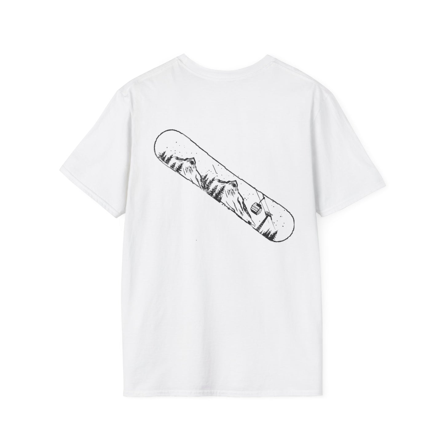 Solo board shirt multi color + back design