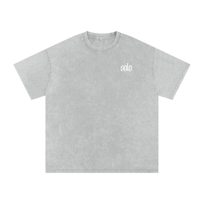 Snow Washed Solo Mountain Graphic T-shirt