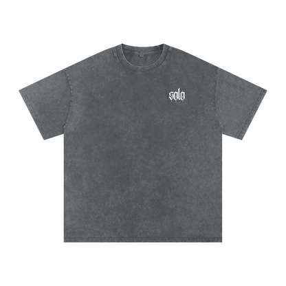 Snow Washed Solo Mountain Graphic T-shirt