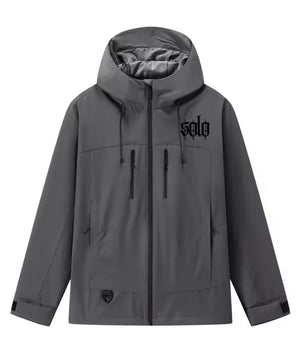 Unisex Grey Solo Shell Jacket