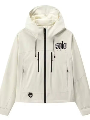 Women's White Solo Shell Jacket