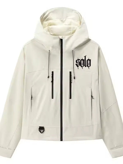 Women's White Solo Shell Jacket