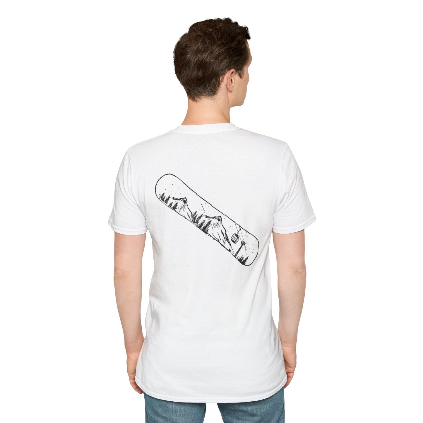 Solo board shirt multi color + back design