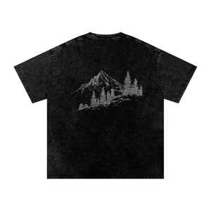 Snow Washed Solo Mountain Graphic T-shirt
