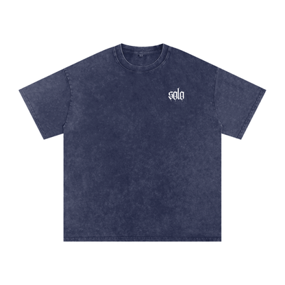 Snow Washed Solo Mountain Graphic T-shirt