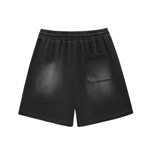 Sun Fade Raw Edge Cotton Solo Shorts